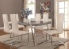 Giovanni Dining Table 106011 by Coaster w/Grey Top & Options