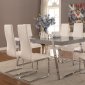 Giovanni Dining Table 106011 by Coaster w/Grey Top & Options