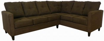 Java Fabric Elegant Modern Sectional Sofa [PMSS-5901-Java]