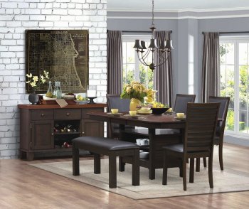 Corliss 5136-78 Dining Table by Homelegance w/Options [HEDS-5136-78 Corliss]