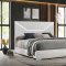 Ives Bedroom Set 5Pc 224941 in White High Gloss by Coaster