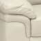 Piero Sofa & Loveseat in White Leather Match w/Options