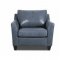 Cocus Sofa 55785 in Steel Blue Top Grain Leather Match by Acme