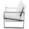 Rosalind Accent Chair Set of 2 903022 White Leatherette -Coaster