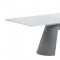 Beverly Hills Dining Table in White & Gray by Global w/Options