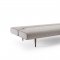 Unfurl Sofa Bed in 521 Mixed Dance Grey Fabric by Innovation