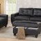 G203 Sofa & Loveseat in Black Bonded Leather by Glory w/Options