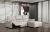 S275 Power Motion Sectional Sofa in Smoke Leather Beverly Hills