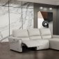 S275 Power Motion Sectional Sofa in Smoke Leather Beverly Hills