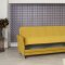 Bellina Sofa Bed in Mustard Fabric by Casamode w/Options