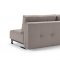 Supremax Deluxe Lounger Sofa Bed in Warm Gray by Innovation