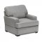 Devlin Sofa & Loveseat Set in Gray Fabric w/Options