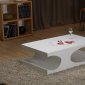 Anvil Coffee Table in High Gloss White or Grey by J&M w/Options