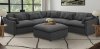 Hobson Sectional Sofa 551455 in Charcoal Fabric by Coaster