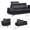 ULV6 Sofa in Chocolate Bonded Leather by Global w/Options