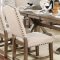 Julia Dining Table CM3014T in Rustic Light Oak w/Options