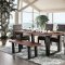 Tolstoy 5Pc Dining Set CM3376 in Brown & Espresso w/Options