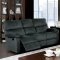 Bainville Recliner Sofa CM6613 in Gray Fabric w/Options