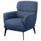 Andrea Accent Chair Set of 2 903083 in Blue Fabric by Coaster