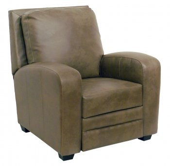 Mink "Bonded" Leather Avanti Modern Reclining Chair [CNR-5518 Avanti Mink]