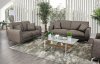 Lauritz Sofa & Loveseat Set CM6088BR in Brown w/Options