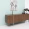 Struttura Dining Table in Walnut by Whiteline Imports w/Options