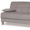 Smart Fit Sofa Bed in Silver Tone Fabric by Casamode