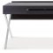 S103 Modern Office Desk by J&M in Dark Oak w/White Accents