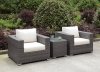 Somani CM-OS2128-27 3Pc Patio Set of 2 Chairs & End Table