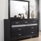 Miranda Bedroom Set 5Pc 206361 in Black by Coaster w/Options