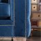 Salvatore Sofa SM2280 in Lapis Blue Velvet Fabric w/Options