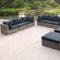 421 Outdoor Patio 10Pc Sectional Sofa Set by Poundex w/Options