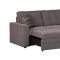 Gus Sectional Sofa 501677 by Coaster in Fabric w/Sleeper