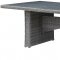 Bowdon Outdoor Patio Table CM-OT2221 in Gray w/Options