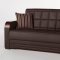 Willow Santa Glory Dark Brown Loveseat Bed by Istikbal