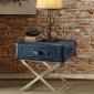 Aberdeen Accent Table 83558 in Vintage Blue by Acme