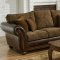 8104 Sofa in Brown Zypher Vintage Fabric by Simmons w/Options