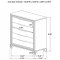 Marmore Bedroom 224961 in White by Coaster w/Options