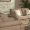 504121 Genevieve Sofa in Sandy Brown Fabric by Coaster w/Options