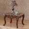 Marbella 237 Coffee Table in Cherry w/Marble Top & Optional End