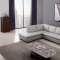 ML157 Sectional Sofa in Smoke Leather by Beverly Hills
