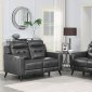 Lantana Power Recliner Sofa 603384P in Charcoal by Coaster