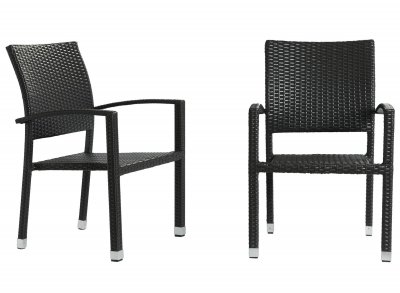 Bella Outdoor Patio Dining Chair Set of 2 by Modway