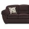 Aubergine Fabric Modern Sofa & Loveseat Set w/Optional Items