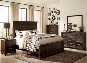 Cardano Bedroom 1689 in Charcoal by Homelegance w/Options [HEBS-1689-Cardano]