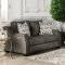 Coralie Sofa SM2012 in Charcoal Microfiber w/Options