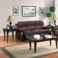 Cranley Motion Sofa 9700FCP in Chocolate Fabric by Homelegance