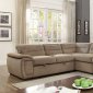 Felicity Sectional Sofa CM6521MC in Mocha Chenille Fabric