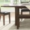 Nabirye Dining Room Set 5Pc 73160 in Dark Oak by Acme w/Options