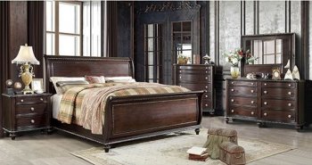 Europa Bedroom CM7389 in Espresso w/Options [FABS-CM7389-Europa]